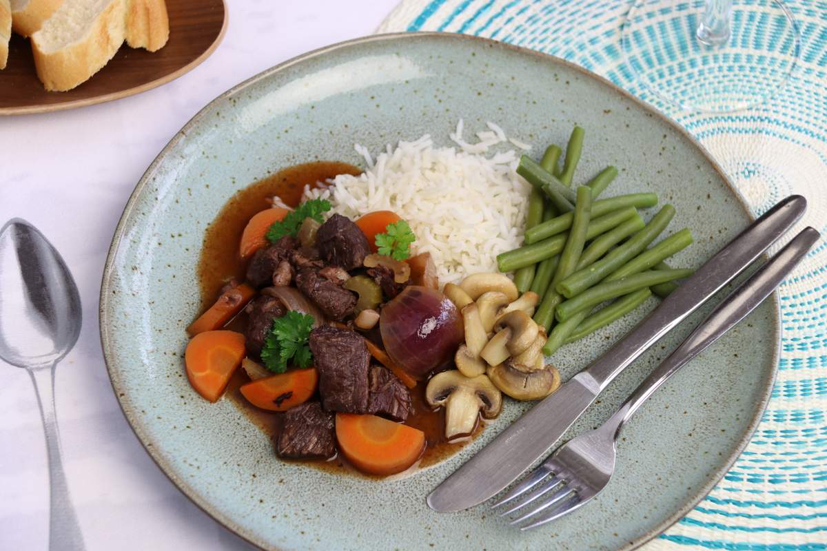 Overheerlijke boeuf bourguignon