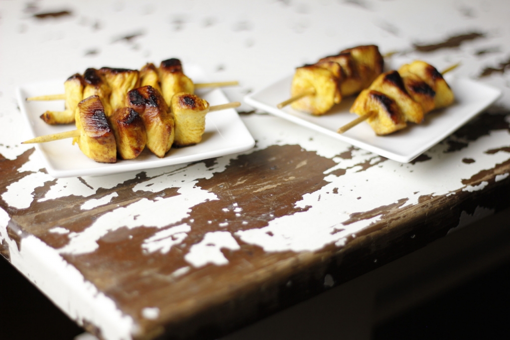pinchos de pollo