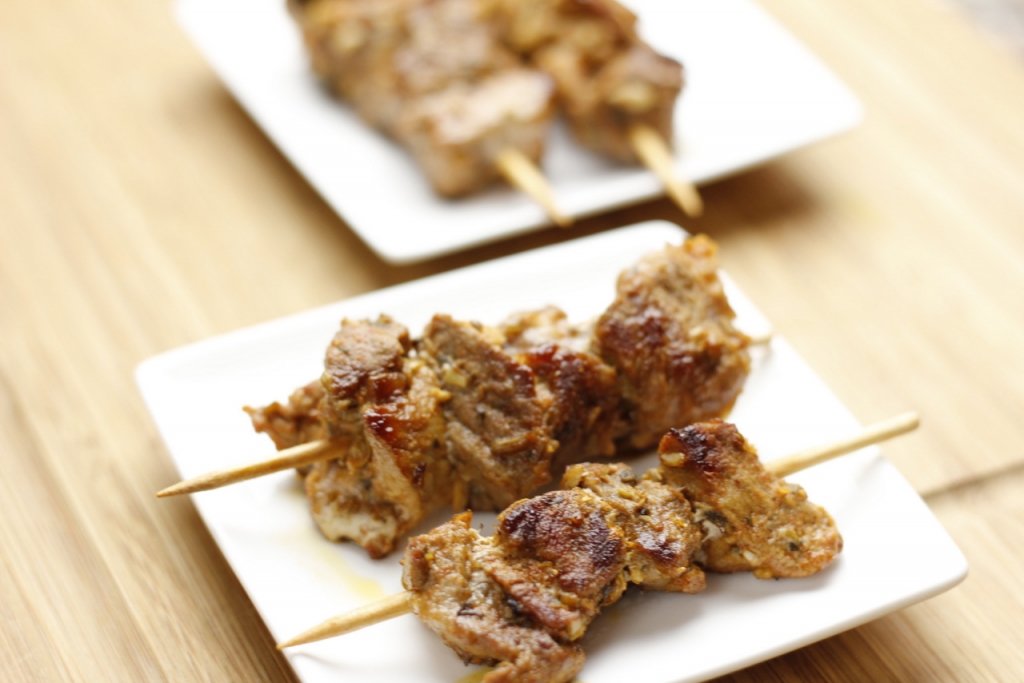 Pincho Moruno, kruidige Spaanse vlees spiesjes