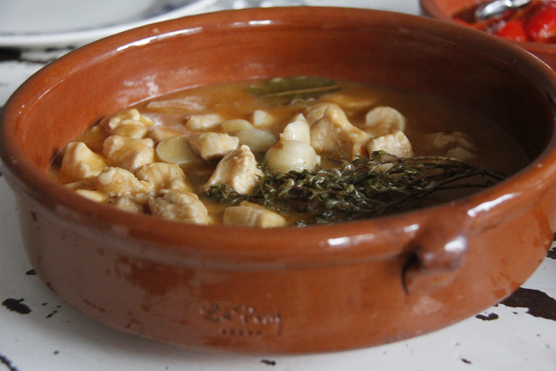 Spaanse kip met knoflook